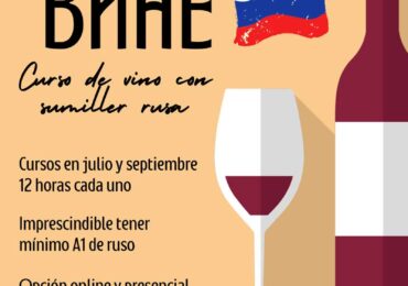 Curso de vino con sumiller rusa